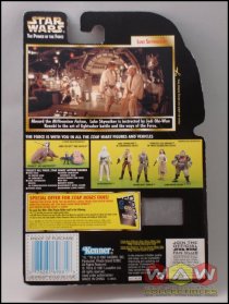 69570-69881-FF Luke Skywalker Blast Shield Helmet Green Card Freeze Frame