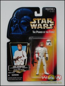 Luke Skywalker Stormtrooper Disguise Red Card Power Of The Force
