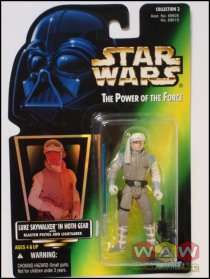 69605-69619-HOL Luke Skywalker Hoth Gear Green Card Hologram