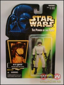 AT-ST Driver Green Card Hologram Power Of The Force