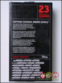 HASB9395 Captain Cassian Andor - Black Series - 6 inch