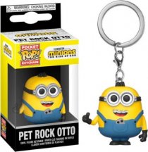 Pet Rock Otto Minions Keychain Funko