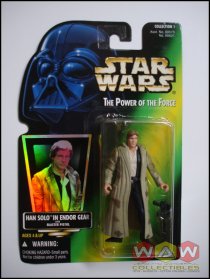 Han Solo Endor Gear Green Card Hologram