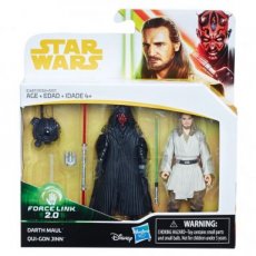 Darth Maul + Qui-Gon Jinn 2-pack Force Link 2 Solo Star Wars