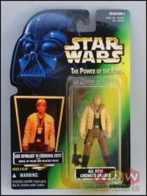 69570-69691-HOL Luke Skywalker Ceremonial Outfit Green Card Hologram