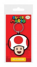 RK38926C Toad Rubber Keychain Super Mario